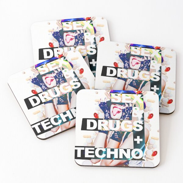 Item preview, Sex, Drugs and Techno designed and sold by GDDO.