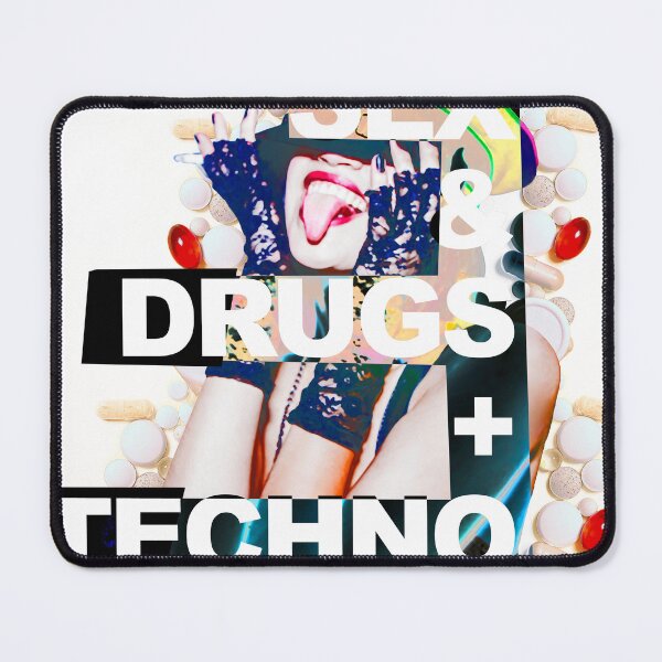 Item preview, Sex, Drugs and Techno designed and sold by GDDO.