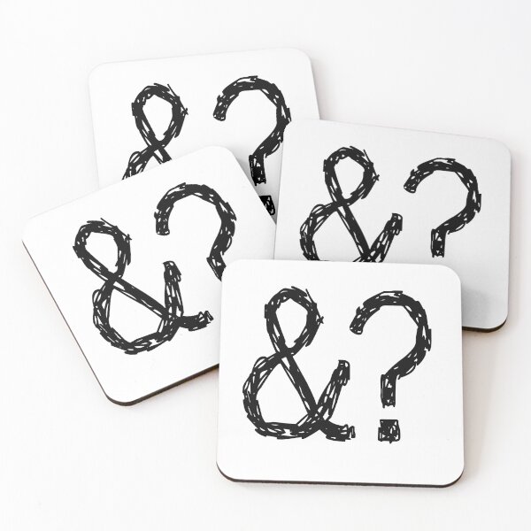 Item preview, "And What?" Witty Funny Sarcastic Phrase Represented in Symbols designed and sold by naya812.