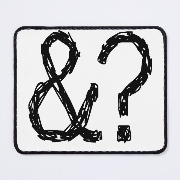 Item preview, "And What?" Witty Funny Sarcastic Phrase Represented in Symbols designed and sold by naya812.