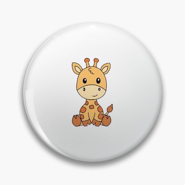 Item preview, Sitting giraffe sticker designed and sold by Stickers N More.