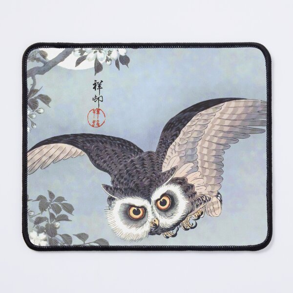 Item preview, Ukiyo-e Owl designed and sold by allovervintage.
