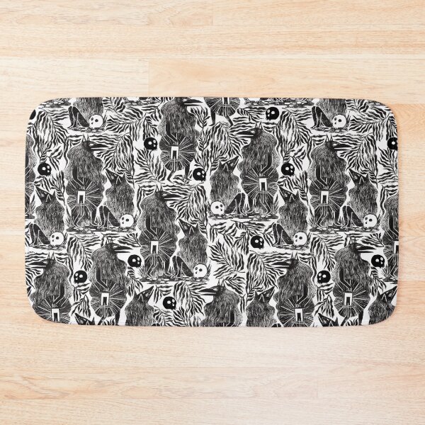 Item preview, Block Print Creeps Pattern designed and sold by permare.