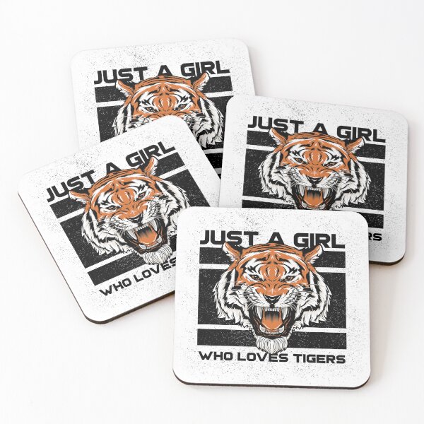 Item preview, Just A Girl Who Loves Tigers designed and sold by Harmonick-Tees.