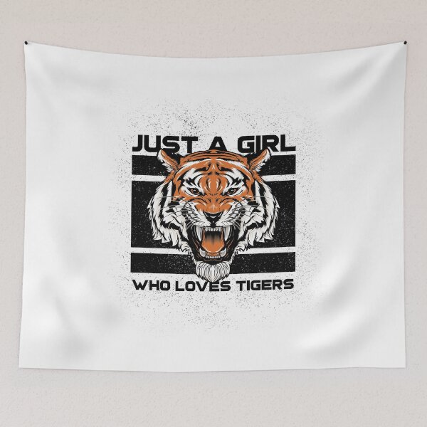 Item preview, Just A Girl Who Loves Tigers designed and sold by Harmonick-Tees.