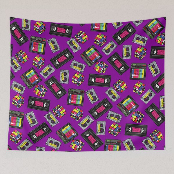 Item preview, Retro 80's Pixel Art Pattern designed and sold by Fun Funky Designs.