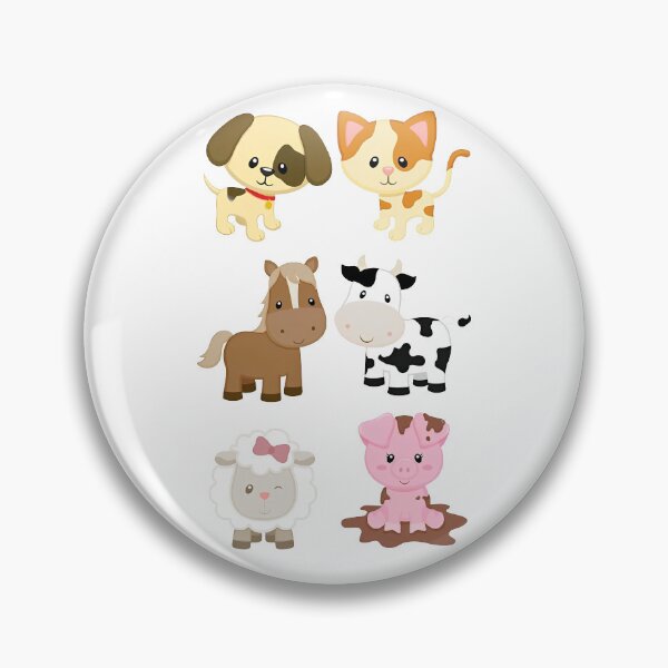 Item preview, Farm animals sticker pack designed and sold by Stickers N More.