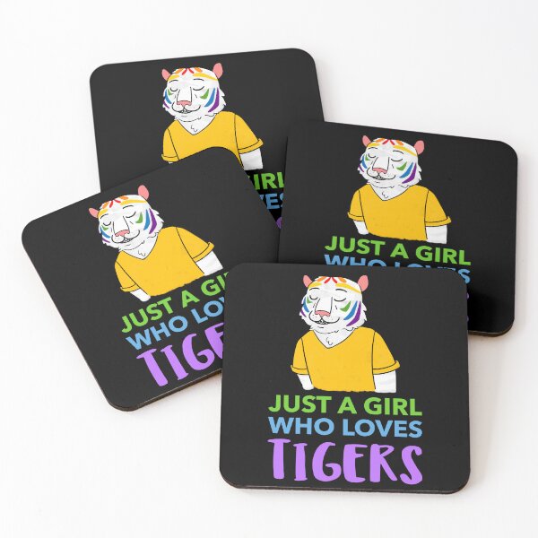 Item preview, Just A Girl Who Loves Tigers designed and sold by Harmonick-Tees.