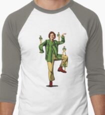 Fred fiel tot Baseballshirt mit 3/4-Arm