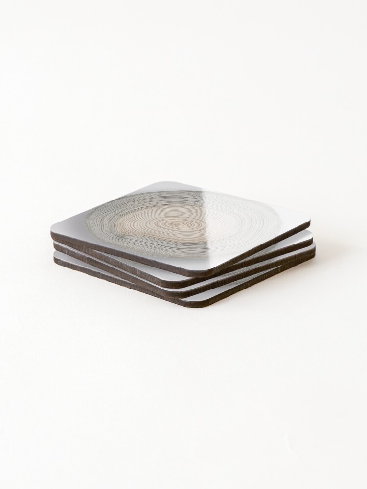 Thumbnail 4 of 5, Coasters (Set of 4), Tree Rings designed and sold by VisualDepot.