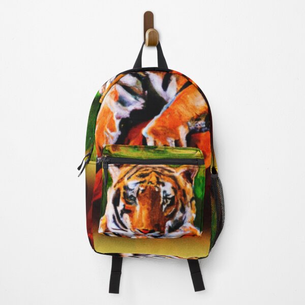 Item preview, "Tiger Jungle" Cute Painting. Buy Now designed and sold by Health And Fitness Posts e-Store.