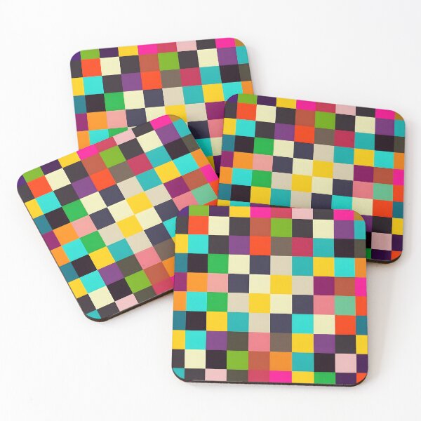 Item preview, Colorful Checkered Pattern designed and sold by PatternBestFan.