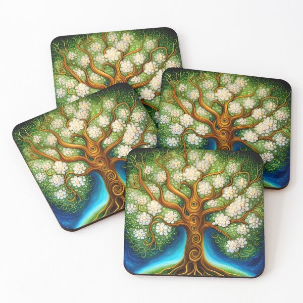 Item preview, Fantasy Tree with White Flowers designed and sold by AuroraSpringer.