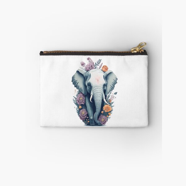 Item preview, Elephant with Flowers designed and sold by monkycl.
