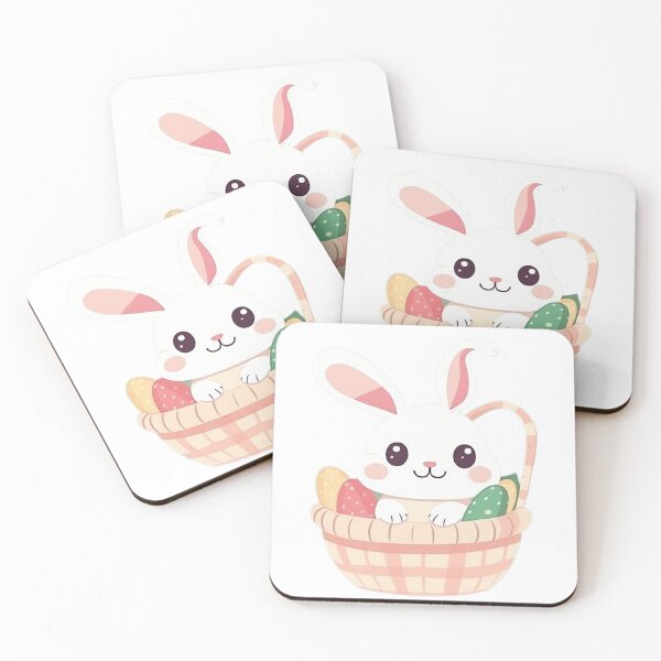 Item preview, Cute Easter Bunny in Basket designed and sold by octavilie.