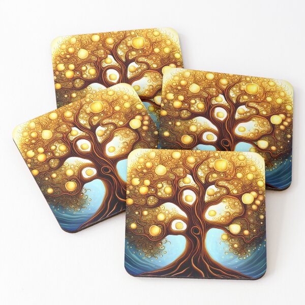 Item preview, Fantasy Tree with Golden Fruit designed and sold by AuroraSpringer.