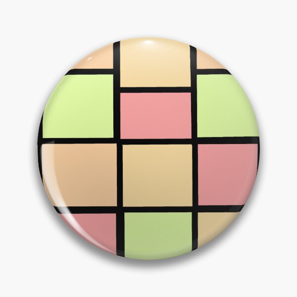 Item preview, Red green mosaic squares  designed and sold by awsomepatterns.