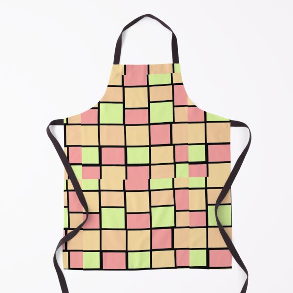 Item preview, Red green mosaic squares designed and sold by awsomepatterns.