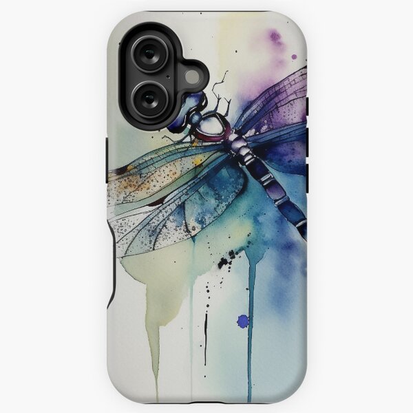 Artikel-Vorschau von Lebendige Aquarell Libelle Kunst mit abstrakten Spritzern, designt und verkauft von Timothy Redman.