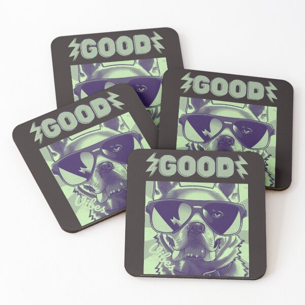 Item preview, Cool dog in sunglasses - Retro style / Good vibes designed and sold by All-About-Life.