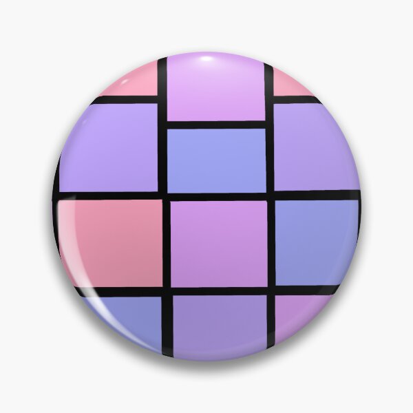 Item preview, Pink red mosaic squares  designed and sold by awsomepatterns.
