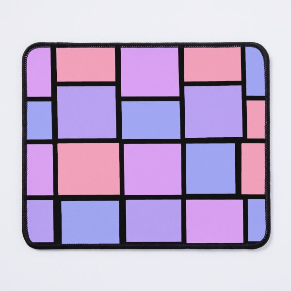 Item preview, Pink red mosaic squares designed and sold by awsomepatterns.