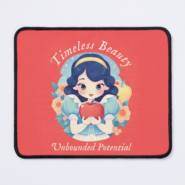 Item preview, Timeless Beauty, Unbounded Potential - Vintage Cartoon Girl with Apple Design designed and sold by ElLocoMus.