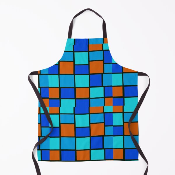 Item preview, Red blue mosaic squares designed and sold by awsomepatterns.