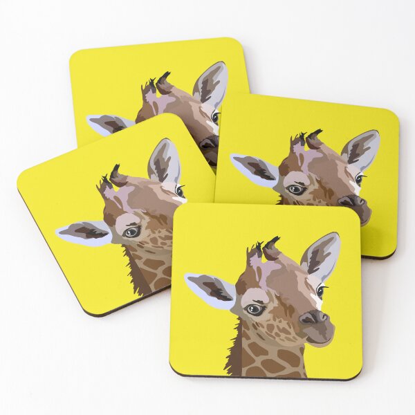 Item preview, G is for Giraffe,Giraffe – Iconic African Savanna Wildlife Illustration designed and sold by PrettylittlepastelUk.