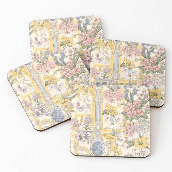 Item preview, Spring and summer classic flowers seamless pattern designed and sold by CroffleStudio.