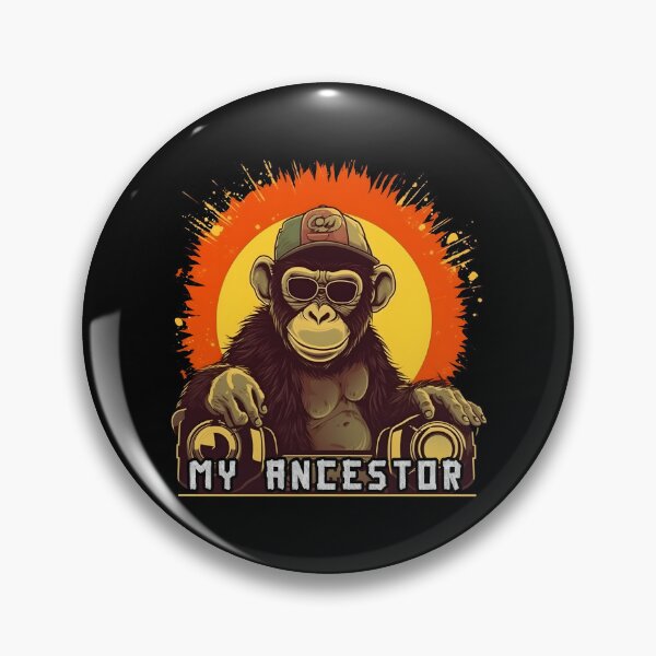 Item preview, My Ancestor Monkey Cool DJ Ape designed and sold by MLArtifex.