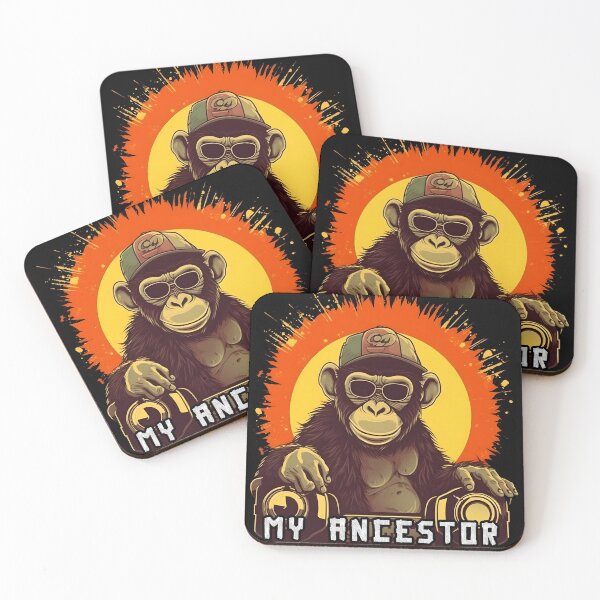 Item preview, My Ancestor Monkey Cool DJ Ape designed and sold by MLArtifex.