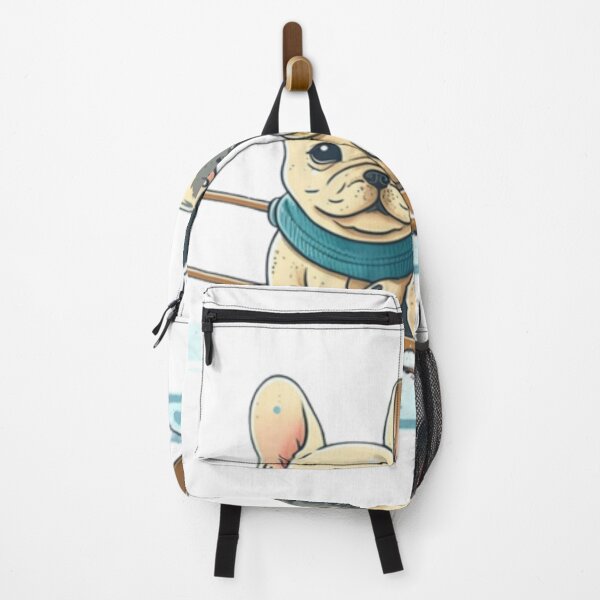 Item preview, Frenchies on a Sled French Bulldog  designed and sold by PetsEnough.