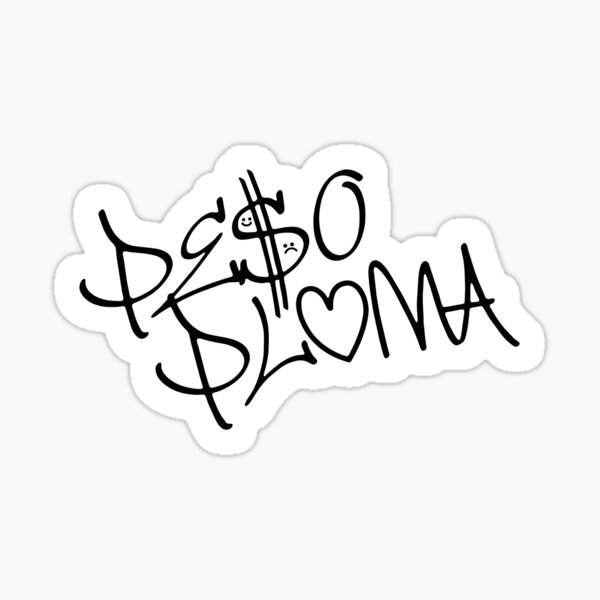 "Peso Pluma" Sticker for Sale by CustomTees21 Redbubble