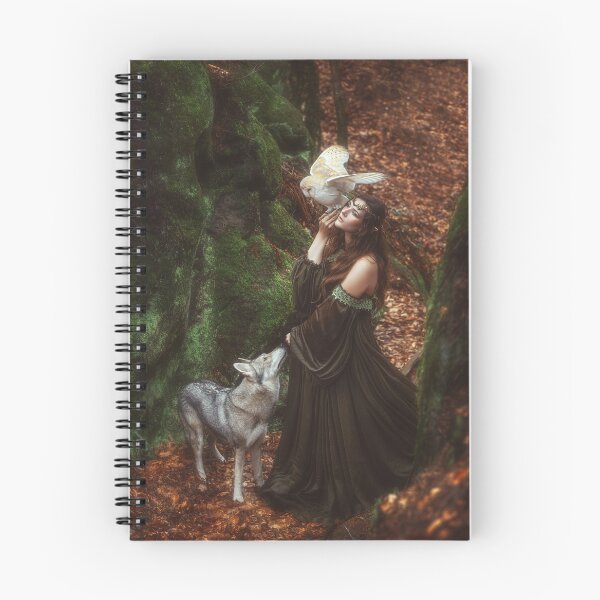 Item preview, Woman Owl Wolf designed and sold by maddysixess.