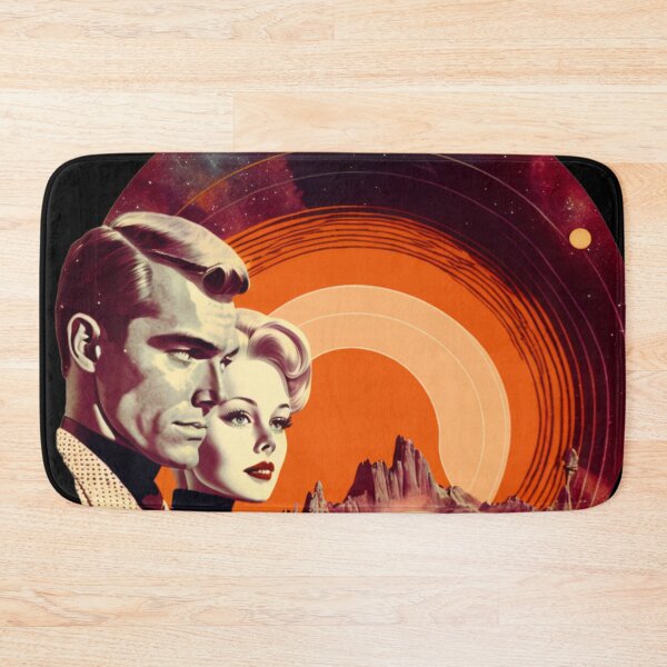 Item preview, Surrealist Planets Lovers Vintage Couple designed and sold by Synthetic-Dream.