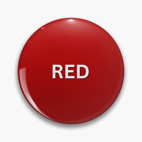 Item preview, Red Pin Button designed and sold by Spreading Smile.