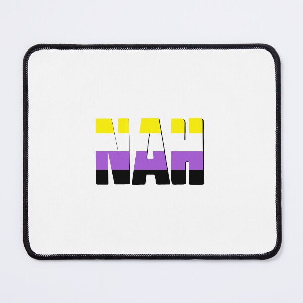 Item preview, Nonbinary Flag Nah designed and sold by Embyr Rose.