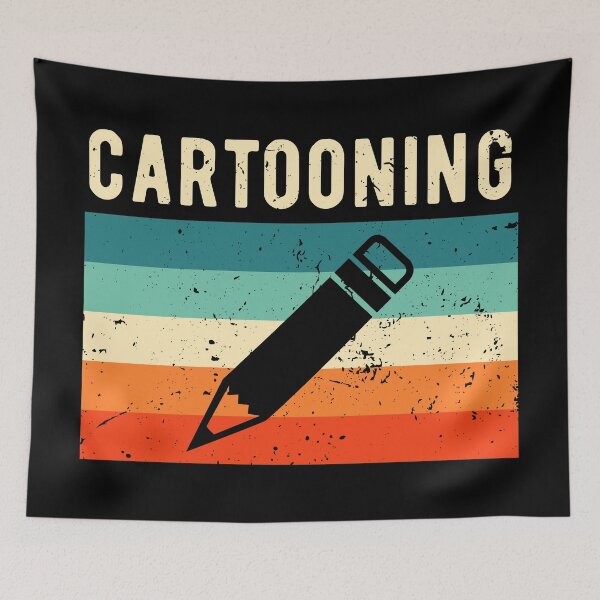 Item preview, Retro Vintage Cartooning Cartoonist designed and sold by NestaReign.