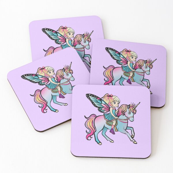 Item preview, Beautiful unicorn accompanied with her fairy  designed and sold by Lubellebubble20.