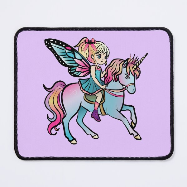 Item preview, Beautiful unicorn accompanied with her fairy  designed and sold by Lubellebubble20.