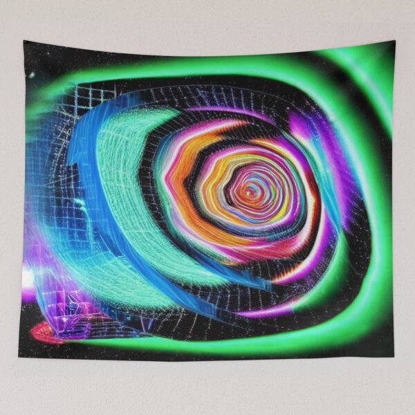 Item preview, modern patterns color spiral swirling colors fashionable patterns designed and sold by JaroDesign2023.