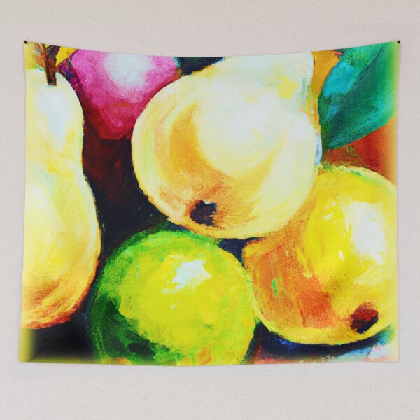 Item preview, "Bright  Pears Tree Fruit" Cute Painting. Buy Now  designed and sold by Health And Fitness Posts e-Store.