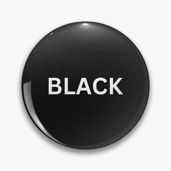 Item preview, Black Pin Button designed and sold by Spreading Smile.