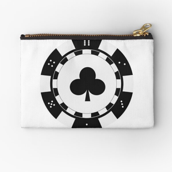Poker Design Novelty Bag Medium Zipper