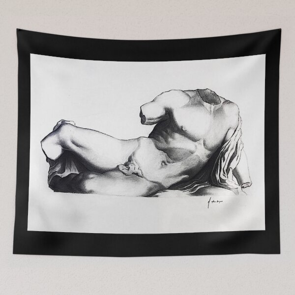 Item preview, Classical Greek Reclining Male Sculpture  designed and sold by Mark Jesus-Allen.