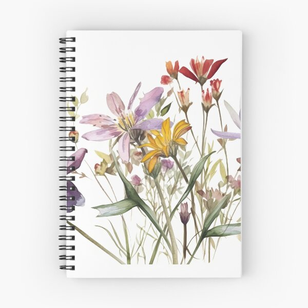 Aperçu de l'œuvre Wild flowers in watercolor créée et vendue par VisualDepot.