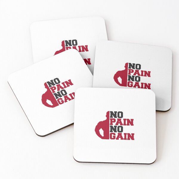 Item preview, NO PAIN NO GAIN (RED/BLACK) designed and sold by RUBYAL.