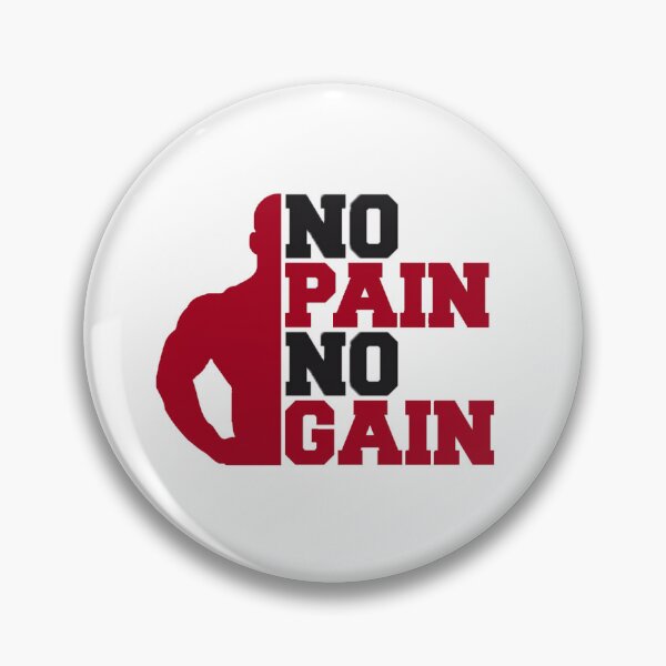 Item preview, NO PAIN NO GAIN (RED/BLACK) designed and sold by RUBYAL.