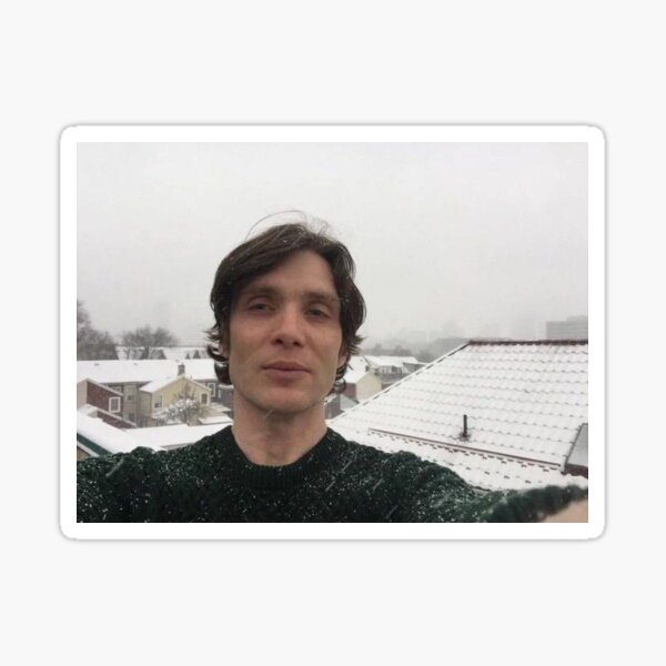 Vista previa del artículo con la obra «La icónica selfie de Cillian Murphy», diseñado y vendido por BoBardot.